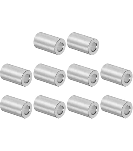 Amazon | uxcell 10個 アルミスペーサー 内径5mm 外径10mm 長さ25mm M5